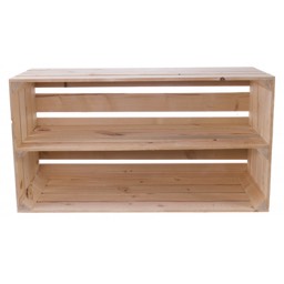 Houten verkoopschap